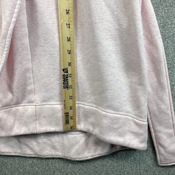 UGG bathrobe plush pink flannel lined L warm and cozy midi modest - Picture 7 of 10